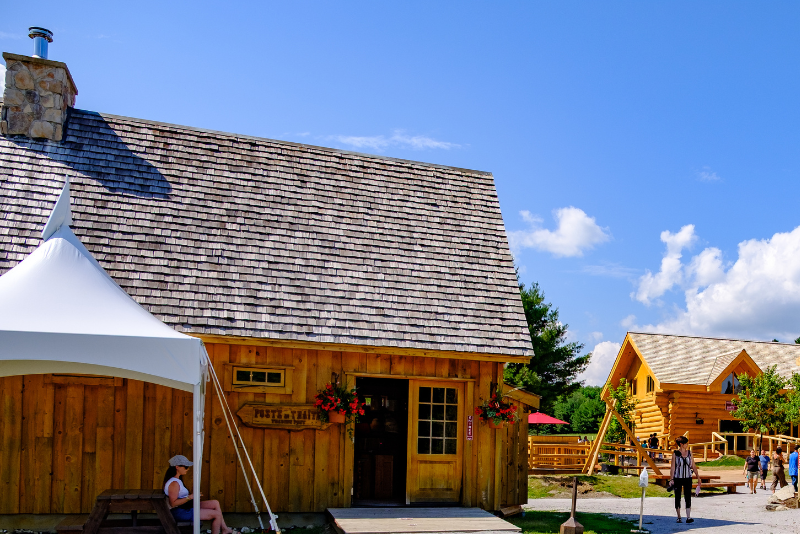 Le Café du Trappeur au Parc Omega